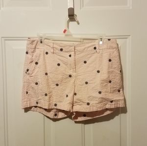 British khaki size6 nautical Shorts